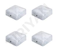 SQUARE METAL PYRAMID GALVANIZED FENCE/GATE POST CAP TOP 50mm x 50mm 2 Inch