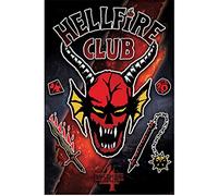 Pyramid STRANGER THINGS 4 - Hellfire Club Emblem Rift - Poster 61x91cm