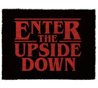 Pyramid Stranger Things Upside Down Black Doormat - 40x60cm