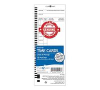 Pyramid Time Systems 44100-10F English and French Time Cards - 100 Pack