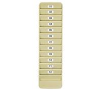 Pyramid Time Systems 500-12 Plastic Shelf Shelves (Grey, Grey, 101.6 mm; 17.1 mm, 355,6 267g)