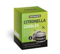 Pyramid Travel Products Pyramid Citronella Candles - 2 Pack