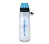 Pyramid Travel Products Pyramid SafeHydrate Water Filter Bottle in Clear Pyramid Travel Products Clear