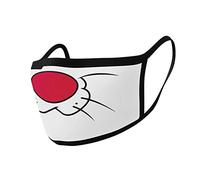 PYRAMID Unisex's Looney Tunes (Sylvester) Face Covering , Black, 12