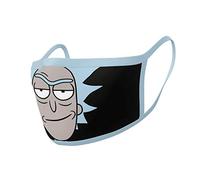 PYRAMID Unisex's Rick & Morty (Rick) Face Covering pack of 2