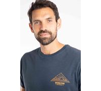 Pyramid View Back Print Graphic T-Shirt Weird Fish Navy M