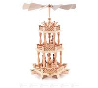 Pyramid with Christ's Birth, 2-story, for Candles d=14mm WxHxD 34cmx46cmx34cm
