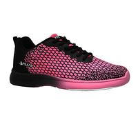Pyramid Women's Path Lite Seamless Mesh Bowling Shoes - Black/Hot Pink Size 7