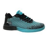 Pyramid Women's Path Lite Seamless Mesh Bowling Shoes, Black/Teal, 4 UK