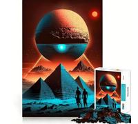 Pyramide Alien Citizen 1000 Adult Pieces Jigsaw Puzzle Mind Challenge Toy Together Fun Quality Cut (50x75cm)