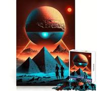 Pyramide Alien Citizen Jigsaw Puzzles1000 Pieces Mind Skill Toy Soothing Play Precision Cut Art Collection Piece (38x26cm)