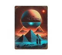 Pyramide Alien Citizen Vintage Tin Sign Decoration Accessory Suitable for Man Cave Sign Garage Room Bar Cafes Pubs 15.7"x11.8"