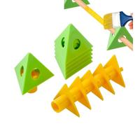 Pyramids for Painting and Woodwork - 6 Pieces Triangular Carpentry Tripod - Pyramid Stands for Artists | for Doors Cabinets Drying Varnish Spray Paint Finishes
