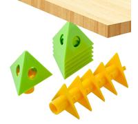Pyramids for Painting | Set of 6 Triangular Tripod Stands for Woodworking - Pyramid Supports for Artists - for Wood Finishing Cabinet Doors, Spray Drying and Hobbies