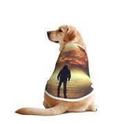 Pyramids in Flames Pet T-Shirts for Dogs-Dog Clothes for Large and Medium Dogs, Comfortable Dog Shirts, Perfect for Daily Wear
