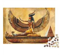 Pyramids Jigsaw Puzzles Mysterious Sphinx And Hieroglyphics Challenge Toy Educational Games Home Decoration for Adults& Teenager Age 14 Years Up 70x50cm/1000pcs
