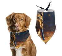 Pyramids of Ancient Kemet Bandanas for Dogs Triangle Pet Bibs Washable Dog/Cat Scarf Pets Accessories