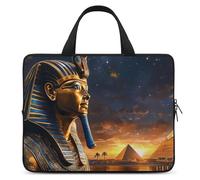 Pyramids of Ancient Kemet Slim Laptop Sleeve for Men Women Large Capacity Portable Tote Bag for Office Travel