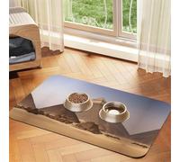 Pyramids of Egypt Print Cat Food Mat Pet Feeding Mat for Floor Pet Supplies Dog Water Bowl Mat Dog Essentials