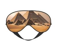Pyramids of Egypt Print Lightweight Sleep Mask Breathable Light-Blocking Travel Yoga Outdoor Adventures