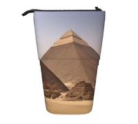 Pyramids of Egypt Print Telescopic Pencil Case Adjustable Office Travel Organization Storage Supplies Bag