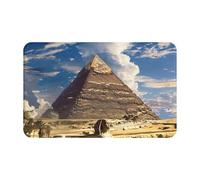Pyramids Of Egypt Printed Washable Rug- Non-Slip Area Rugs, Small Entryway Rug,Indoor Mat, Entrance Carpet 49×80 Cm