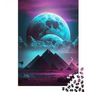 Pyramids_Of_Egypt Puzzles for Adults,1000 Piece Jigsaw Puzzles for Adults, Paper Puzzle Fun Decompressing Game 1000pcs (38x26cm)