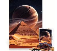 Pyramids Under Alien Sky 1000 Piece Jigsaws for Teenagers Puzzle Recall Boost Stress Free Smooth Cut Artistic Gift (50x75cm)