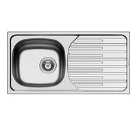 Pyramis ET33 Fork 100145302 Stainless Steel Inset Sink with Linen Texture.