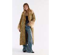 Pyre Embellished Duster Jacket at Free People in Gold Combo, Size: Small - female