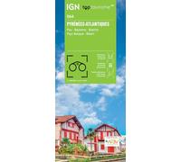Pyrénées-Atlantiques - Pau Bayonne Biarritz Pays Basque (D64): 1:100000 (TOP 100)