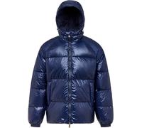 Pyrenex - Hooded down jacket - Sten 3 Shiny Amiral for Men - Size S - Navy Navy