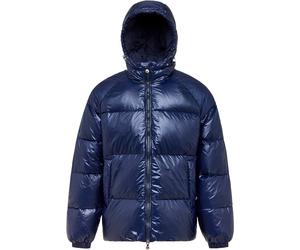 Pyrenex - Hooded down jacket - Sten 3 Shiny Amiral for Men - Size S - Navy Navy S