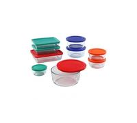 Pyrex 1110608 Storage Plus Colored Lid Set