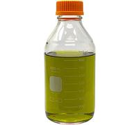 Pyrex 1395-2LCNEa 2L Round Media Storage Bottles, with GL45 Screw Cap, E, Glass