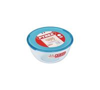 Pyrex 180P000 - 2 Liter Bowl With Lid from Borosilicate Glass Stain Resistant Assorted