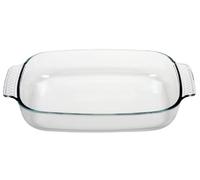 Pyrex Easy Grip Rectangular Roaster Dish 1.8L Oven, Microwave, Fridge & Freezer Safe