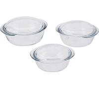 Pyrex 3 Piece Clear Casserole Set