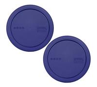 Pyrex 322-PC 1qt Blue Lid Mixing Bowl Made in the USA - 2-Pack