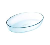 Pyrex 4 Litre Oval Glass Roaster 39 x 27cm in Clear | Size: 39 x 27 cm Pyrex Clear 39 x 27 cm