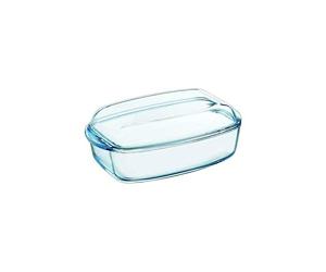 Pyrex 466000 Square Glass Casserole 2.4 L Lid