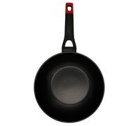 PYREX 4937818 Optima + Forged Aluminium Wok 28 cm, Black