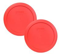 Pyrex 7201-PC Red Round 4 Cup Storage Lid for Glass Bowls