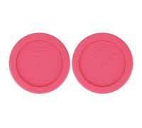 Pyrex 7202-PC 1-Cup Electric Pink Food Storage Replacement Lid Cover - 2-Pack Made in the USA