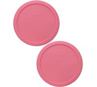 Pyrex 7402-PC 6/7-Cup Retro Pink Pantone Replacement Food Storage Lids - 2 Pack