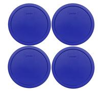 Pyrex 7403-PC 10-cup Cadet Blue Food Storage Replacements Lids - 4 Pack Made in the USA