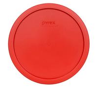 Pyrex 7403-PC 10 Cup Poppy Red Round Plastic Storage Lid