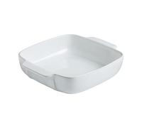 Pyrex 8013109 Signature 22 x 22 cm White Ceramic Square Oven Dish, White