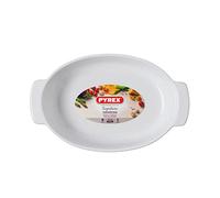 Pyrex Signature Ceramic Oval Roaster with Grips 30 x 20cm Grey