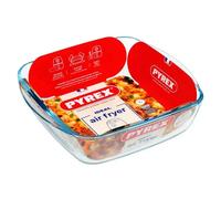 Pyrex Air Fryer Glass Dish 1L Square Oven Microwave Freezer Safe Food Prep